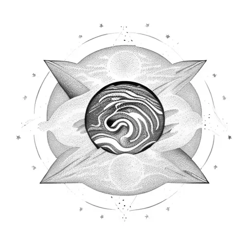 Neptune, Venus, Saturn, Jupiter, mercury, mars tattoo design idea