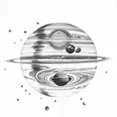 planet saturn planet Jupiter planet Venus planet mercury planet mars planet Neptune  tattoo design idea