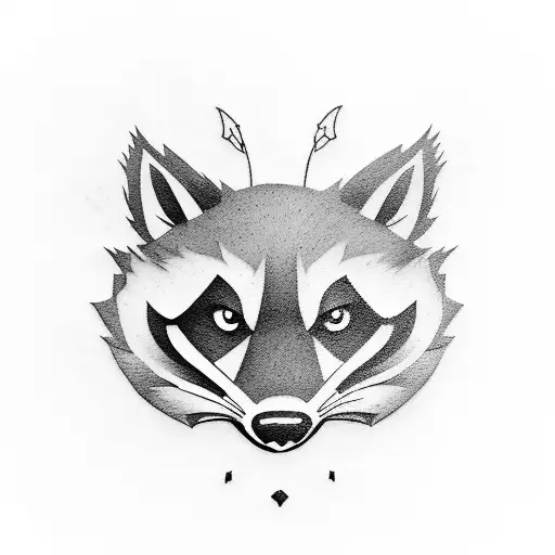 Sly Cooper, racoon tattoo design idea