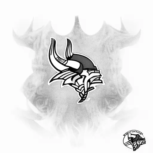 minnesota vikings football tattoo design idea