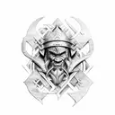 minnesota vikings berserker tattoo design idea