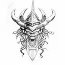 minnesota vikings berserker tattoo design idea