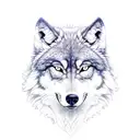 Angry Wolf tattoo design idea