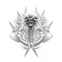 cover up for 444 tattoo tattoo design idea