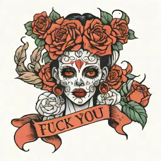 fuck you sarah tattoo design idea