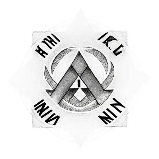 anarchy symbol spelling out anything is possible tattoo design idea