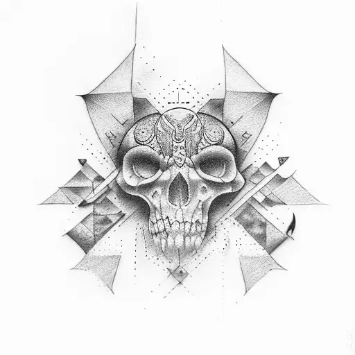 cruz com coroa em cima  tattoo design idea