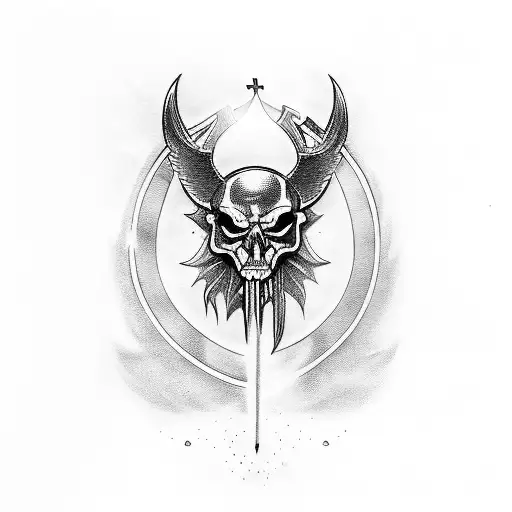 Saint Micheal  tattoo design idea