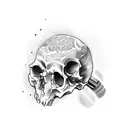 skull tattoo design idea