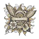 bible verse tattoo design idea