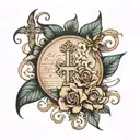 bible verse tattoo design idea