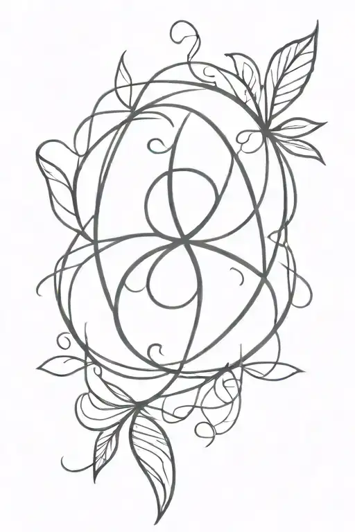 Adoption symbol made tattoo design idea