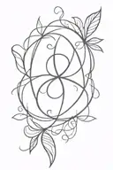 Adoption symbol made tattoo design idea
