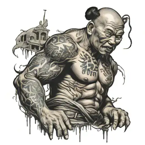Chinese slave tattoo design idea