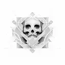 Psychedelic interpretation of a computer code tattoo design idea