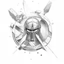 spartans tattoo design idea