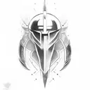 spartans tattoo design idea