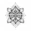 Create a dotwork stingray tattoo inspired by aboriginal art, incorporating intricate patterns and symbolism. tattoo design idea