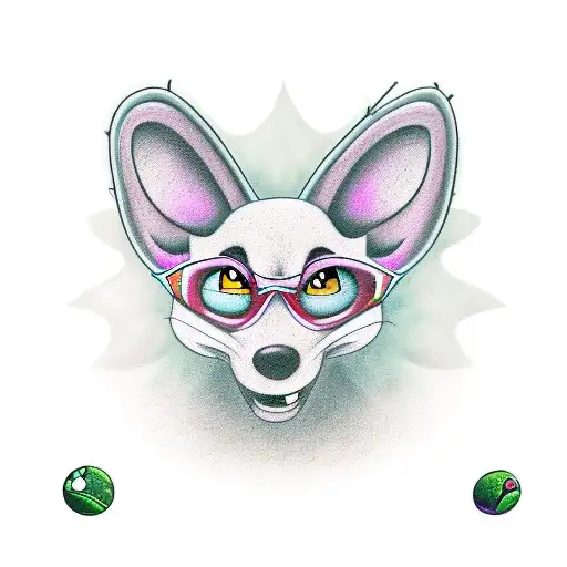 courage the cowardly dog tattoo design idea