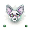 courage the cowardly dog tattoo design idea