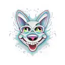 courage the cowardly dog tattoo design idea