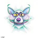 courage the cowardly dog tattoo design idea