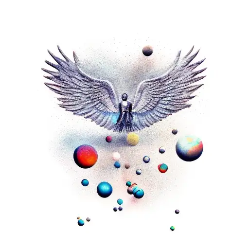 One day I am going to grow wings, a chemical reaction, hysterical and useless tattoo design idea