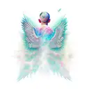 One day I am going to grow wings, a chemical reaction, hysterical and useless tattoo design idea