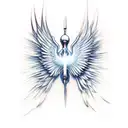 One day I am going to grow wings, a chemical reaction, hysterical and useless tattoo design idea