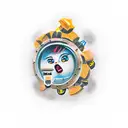 excavator bulldozer poker ammunition babes tattoo design idea