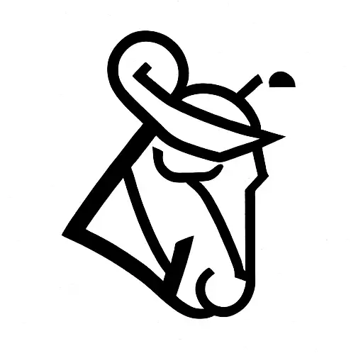 trojan horse with beer and ball tattoo design idea