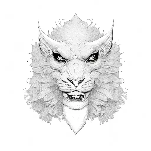 xanax bar mascot tattoo design idea