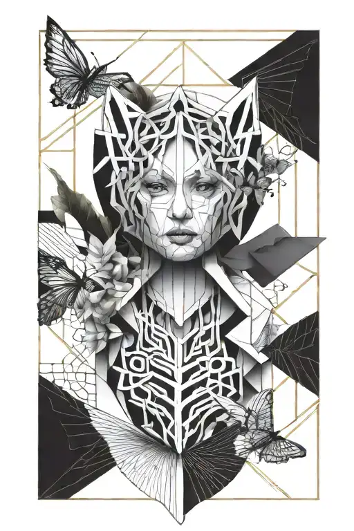 silence patients and grace tattoo design idea