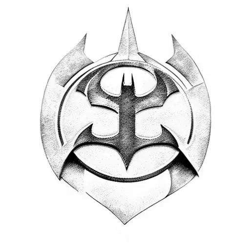 aard symbol, igni symbol, batman logo tattoo design idea