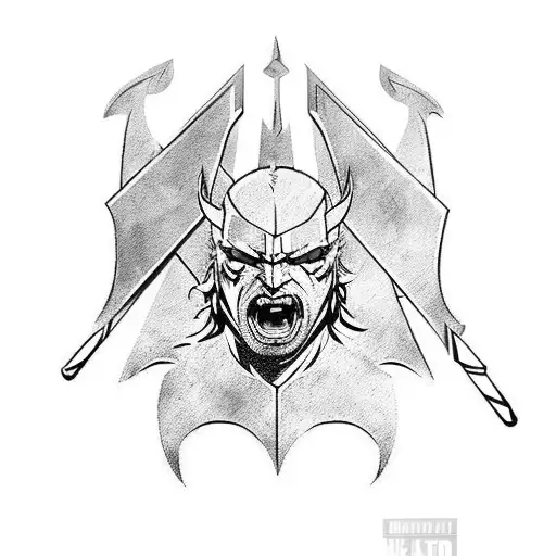 witcher aard symbol, witcher igni symbol, batman logo tattoo design idea