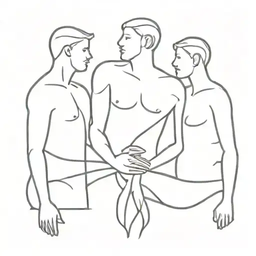 Tattoo representing three sons  tattoo design idea