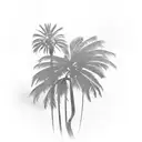 Palm Tree tattoo design idea