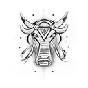 taurus tattoo design idea