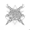 Kaizen Kanji tattoo design idea