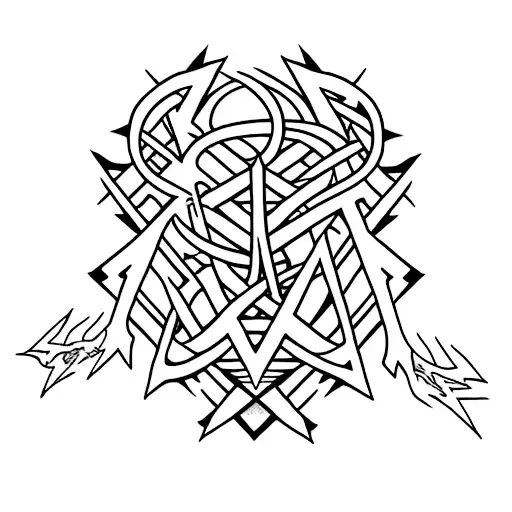 korn metal band logo tattoo design idea