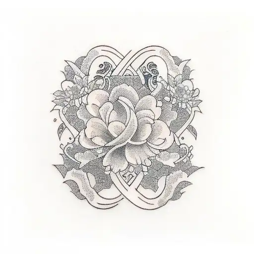 sister forever love strength unity tattoo design idea