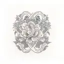 sister forever love strength unity tattoo design idea