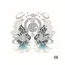 sister forever love strength unity tattoo design idea