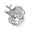 money ,love , difficult life, slow progress  tattoo design idea