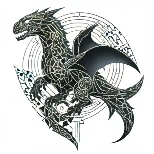How to train your dragon tattoo design idea