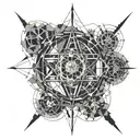 quantum physics tattoo design idea