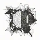 quantum physics tattoo design idea