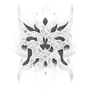 organic pattern tattoo design idea