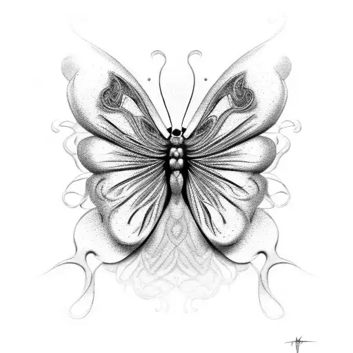 Butterfly effect tattoo design idea