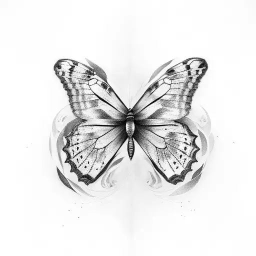 Butterfly effect tattoo design idea